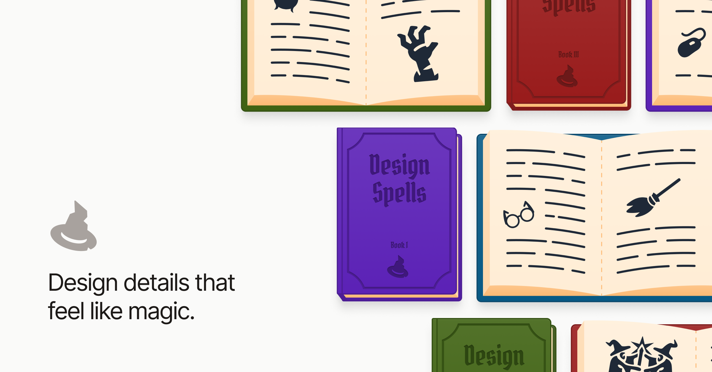 Design Spells · Design details that feel like magic